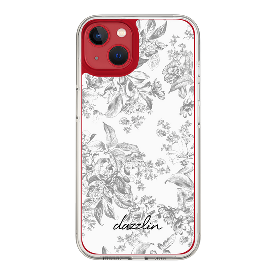 Slim Protection Case［ dazzlin - ToneFlower - Gray ］