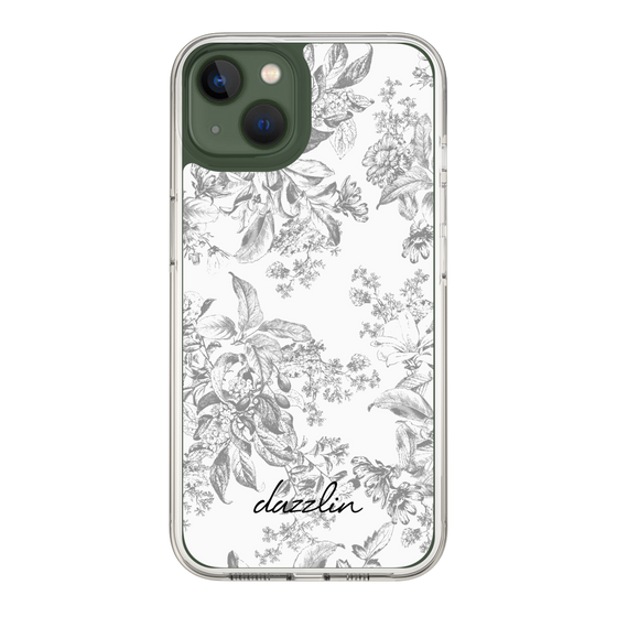 Slim Protection Case［ dazzlin - ToneFlower - Gray ］