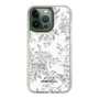 Slim Protection Case［ dazzlin - ToneFlower - Gray ］