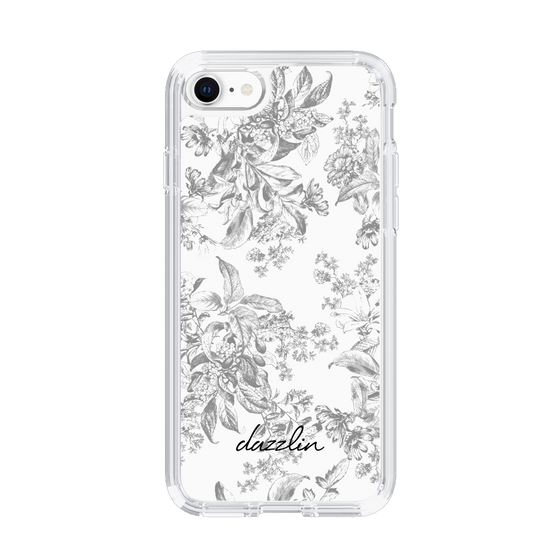 Slim Protection Case［ dazzlin - ToneFlower - Gray ］