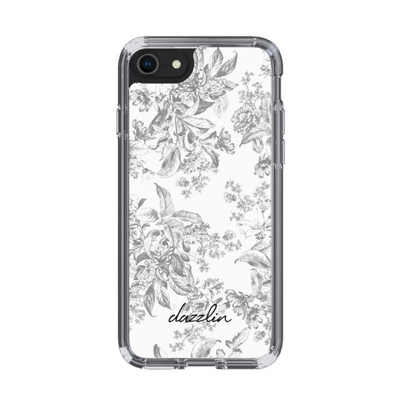 Slim Protection Case［ dazzlin - ToneFlower - Gray ］