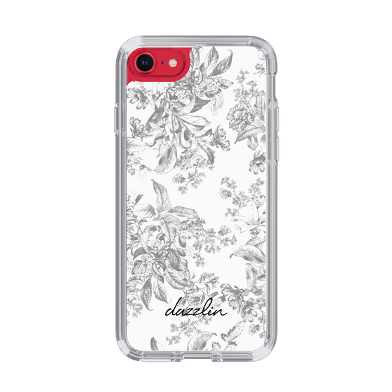 Slim Protection Case［ dazzlin - ToneFlower - Gray ］