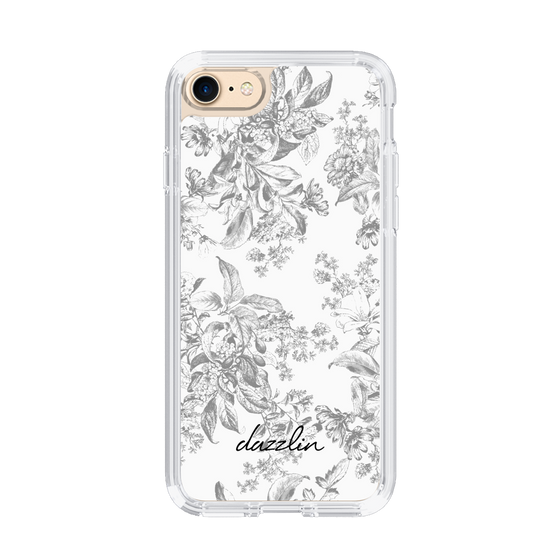 Slim Protection Case［ dazzlin - ToneFlower - Gray ］