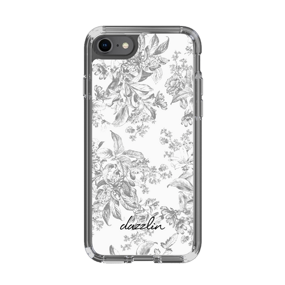 Slim Protection Case［ dazzlin - ToneFlower - Gray ］