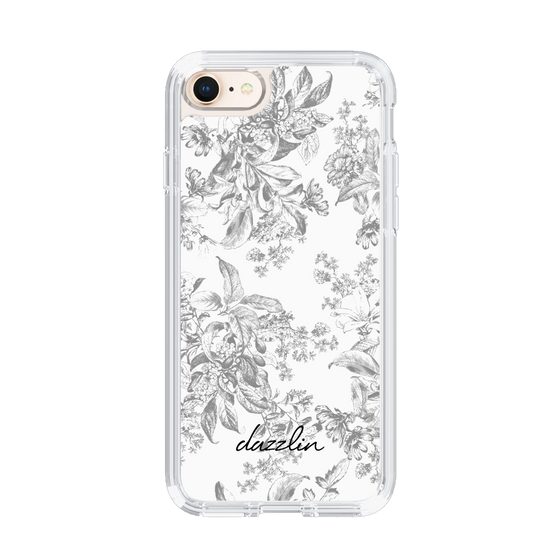 Slim Protection Case［ dazzlin - ToneFlower - Gray ］