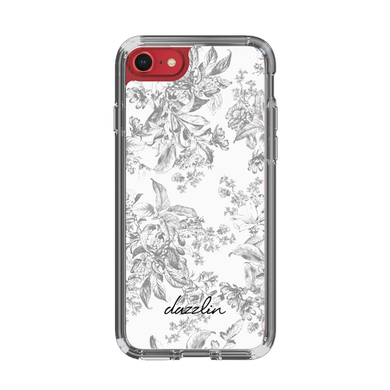 Slim Protection Case［ dazzlin - ToneFlower - Gray ］