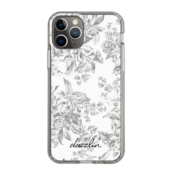 Slim Protection Case［ dazzlin - ToneFlower - Gray ］
