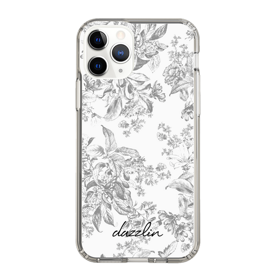 Slim Protection Case［ dazzlin - ToneFlower - Gray ］