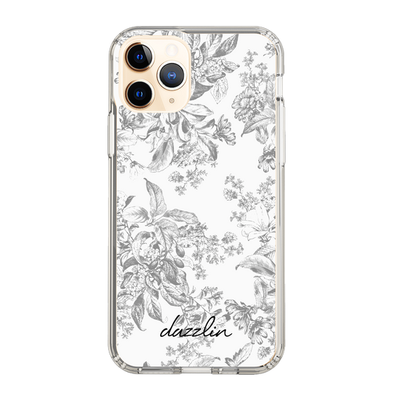 Slim Protection Case［ dazzlin - ToneFlower - Gray ］