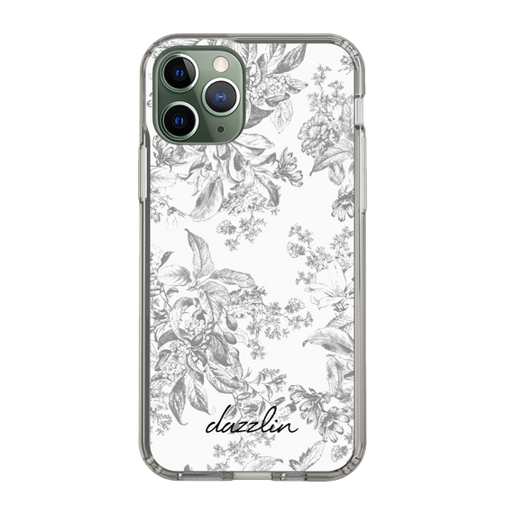 Slim Protection Case［ dazzlin - ToneFlower - Gray ］