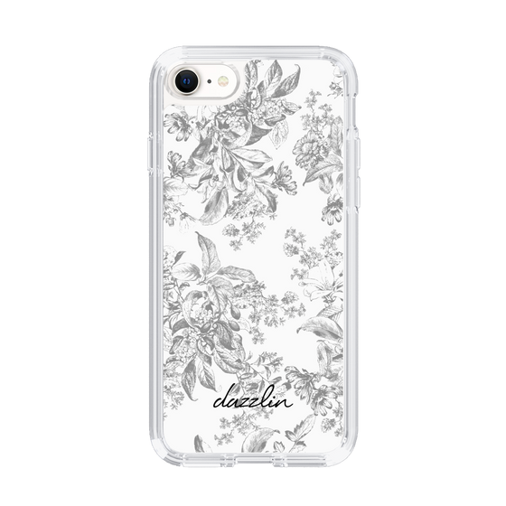 Slim Protection Case［ dazzlin - ToneFlower - Gray ］