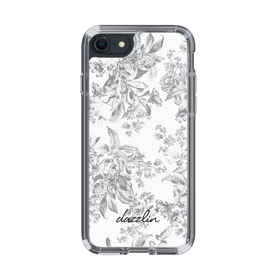Slim Protection Case［ dazzlin - ToneFlower - Gray ］