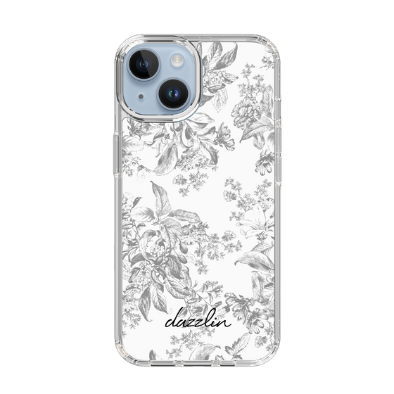Slim Protection Case［ dazzlin - ToneFlower - Gray ］