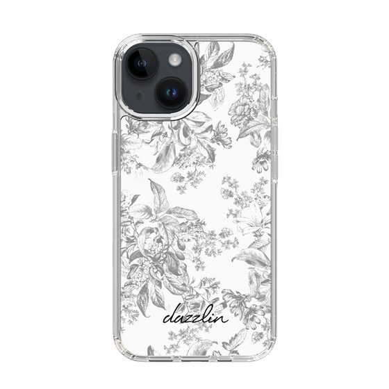 Slim Protection Case［ dazzlin - ToneFlower - Gray ］