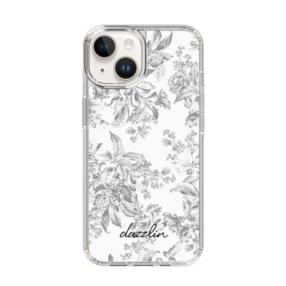 Slim Protection Case［ dazzlin - ToneFlower - Gray ］