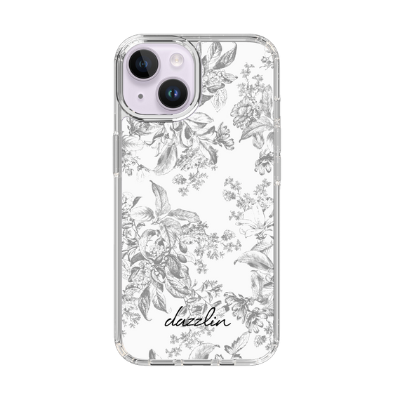 Slim Protection Case［ dazzlin - ToneFlower - Gray ］