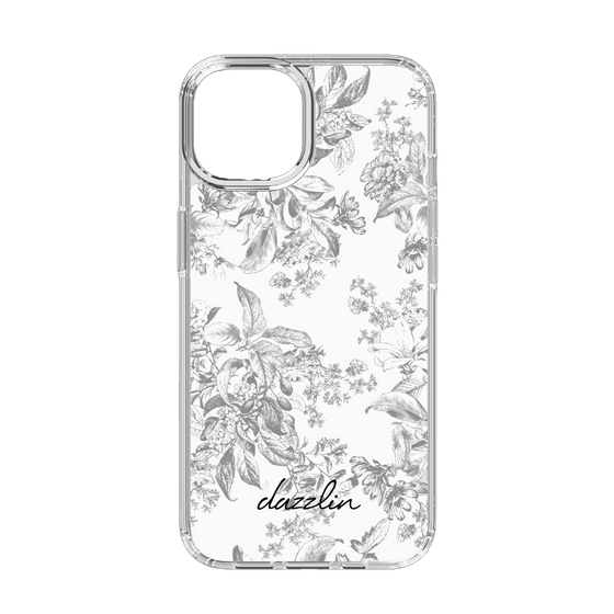 Slim Protection Case［ dazzlin - ToneFlower - Gray ］