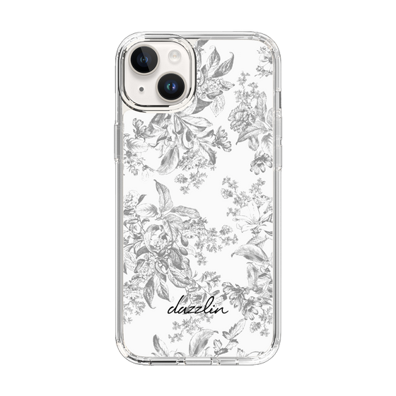 Slim Protection Case［ dazzlin - ToneFlower - Gray ］