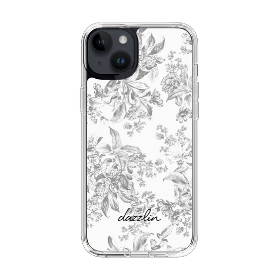 Slim Protection Case［ dazzlin - ToneFlower - Gray ］