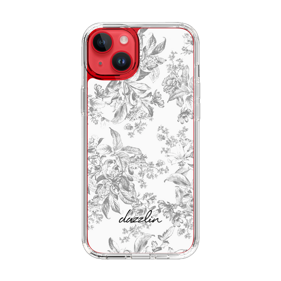 Slim Protection Case［ dazzlin - ToneFlower - Gray ］