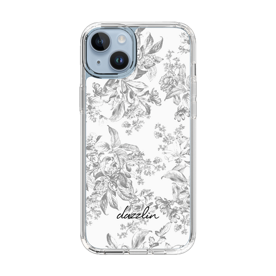Slim Protection Case［ dazzlin - ToneFlower - Gray ］
