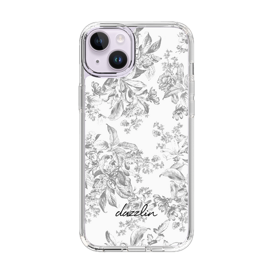 Slim Protection Case［ dazzlin - ToneFlower - Gray ］
