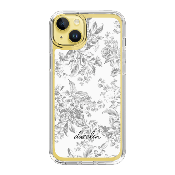 Slim Protection Case［ dazzlin - ToneFlower - Gray ］