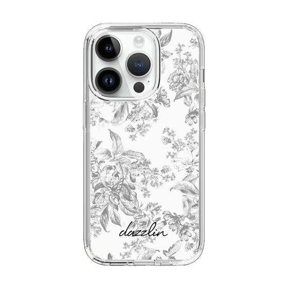 Slim Protection Case［ dazzlin - ToneFlower - Gray ］