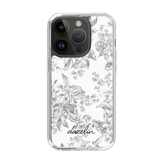 Slim Protection Case［ dazzlin - ToneFlower - Gray ］