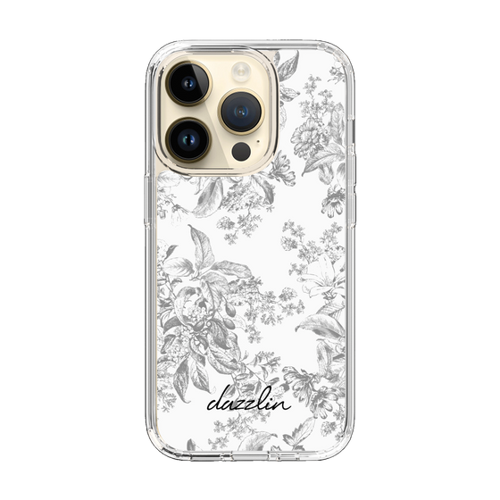 Slim Protection Case［ dazzlin - ToneFlower - Gray ］