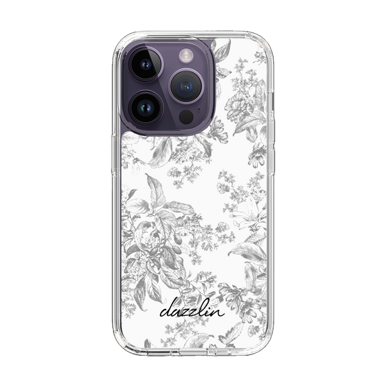 Slim Protection Case［ dazzlin - ToneFlower - Gray ］