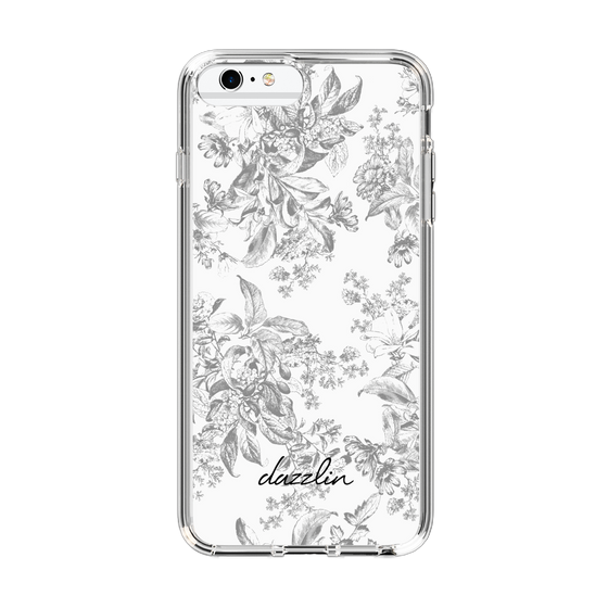 Slim Protection Case［ dazzlin - ToneFlower - Gray ］
