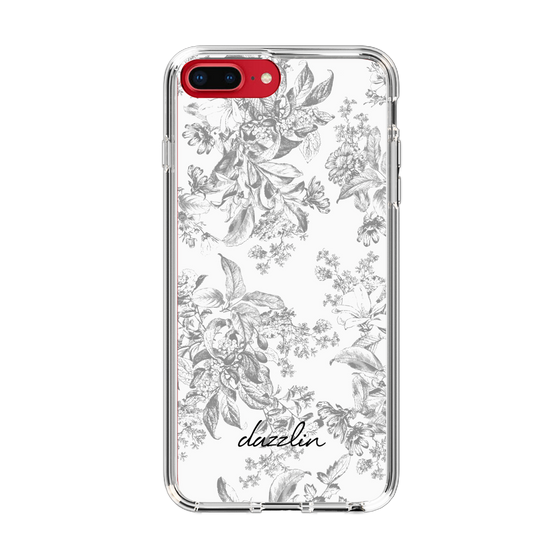 Slim Protection Case［ dazzlin - ToneFlower - Gray ］