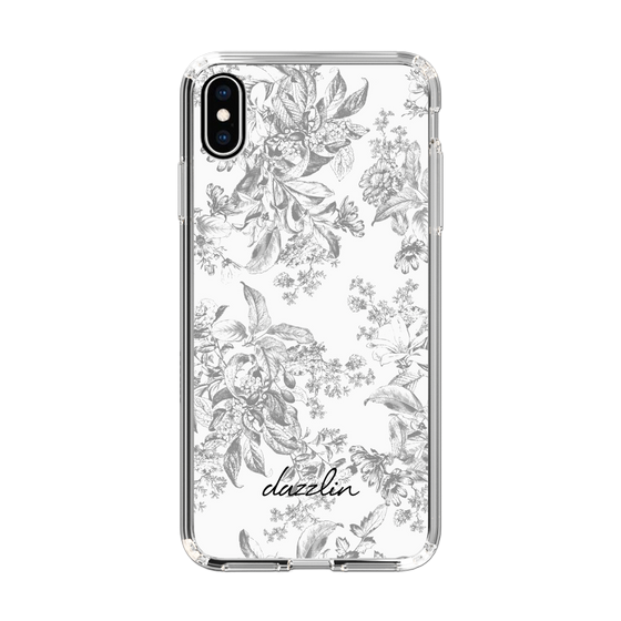 Slim Protection Case［ dazzlin - ToneFlower - Gray ］