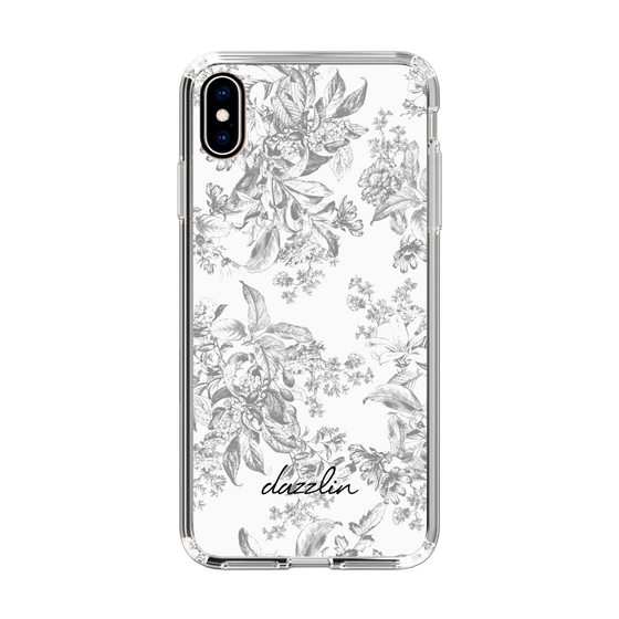 Slim Protection Case［ dazzlin - ToneFlower - Gray ］