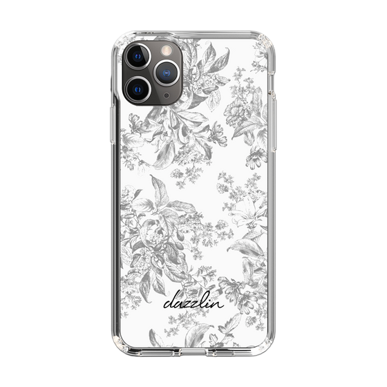 Slim Protection Case［ dazzlin - ToneFlower - Gray ］