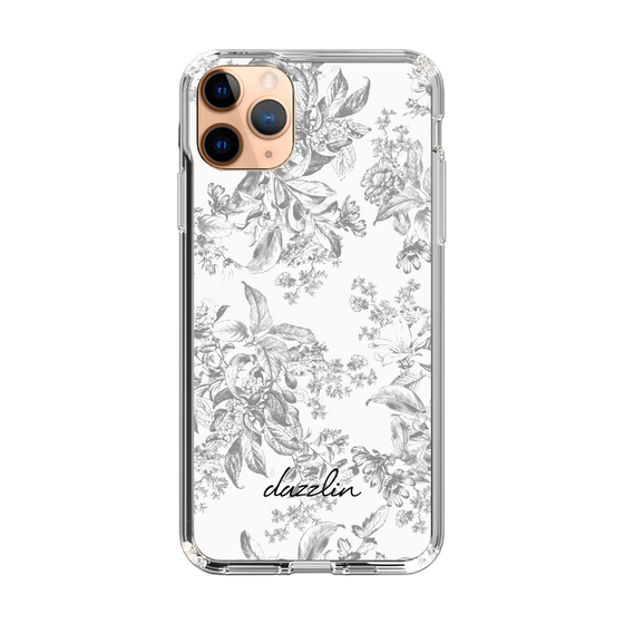 Slim Protection Case［ dazzlin - ToneFlower - Gray ］
