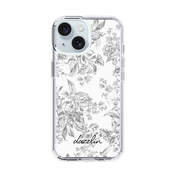 Slim Protection Case［ dazzlin - ToneFlower - Gray ］