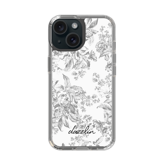 Slim Protection Case［ dazzlin - ToneFlower - Gray ］
