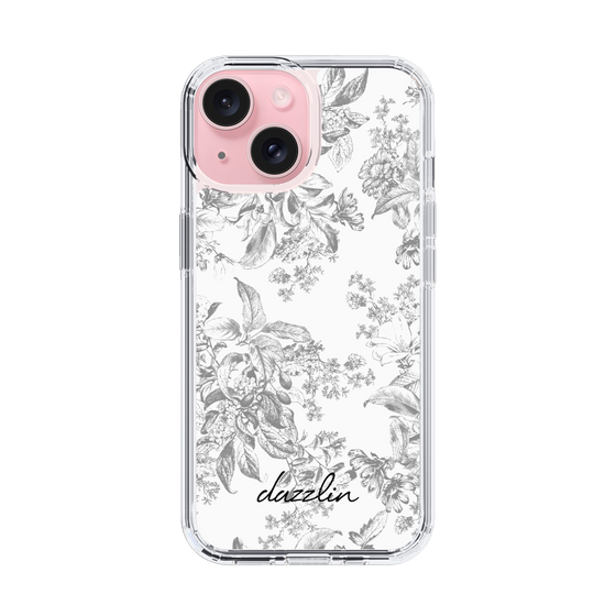 Slim Protection Case［ dazzlin - ToneFlower - Gray ］