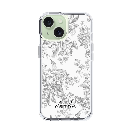 Slim Protection Case［ dazzlin - ToneFlower - Gray ］