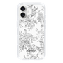 Slim Protection Case［ dazzlin - ToneFlower - Gray ］