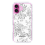Slim Protection Case［ dazzlin - ToneFlower - Gray ］