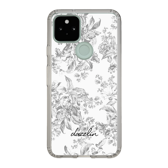 Slim Protection Case［ dazzlin - ToneFlower - Gray ］