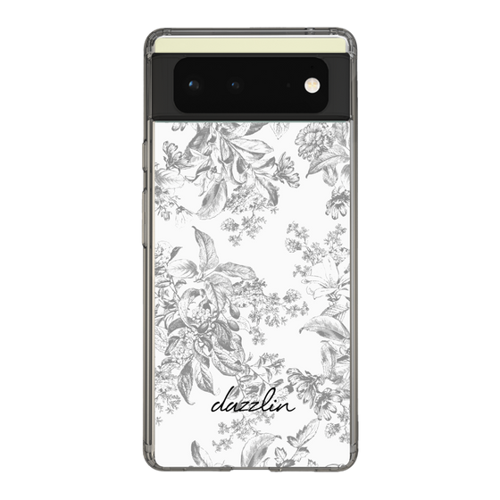 Slim Protection Case［ dazzlin - ToneFlower - Gray ］