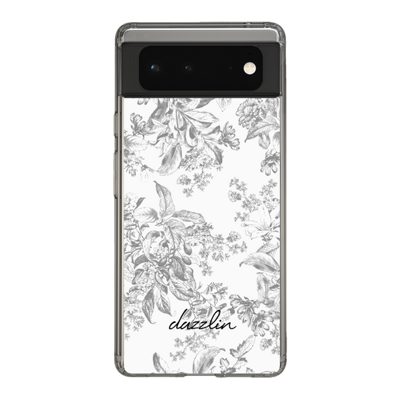 Slim Protection Case［ dazzlin - ToneFlower - Gray ］
