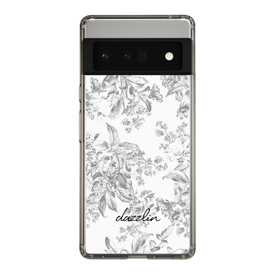 Slim Protection Case［ dazzlin - ToneFlower - Gray ］