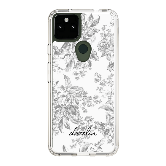 Slim Protection Case［ dazzlin - ToneFlower - Gray ］