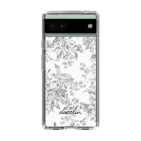 Slim Protection Case［ dazzlin - ToneFlower - Gray ］