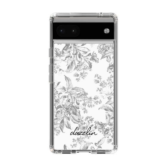 Slim Protection Case［ dazzlin - ToneFlower - Gray ］